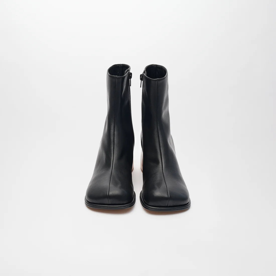ADELA LETHER BOOTS【Black】