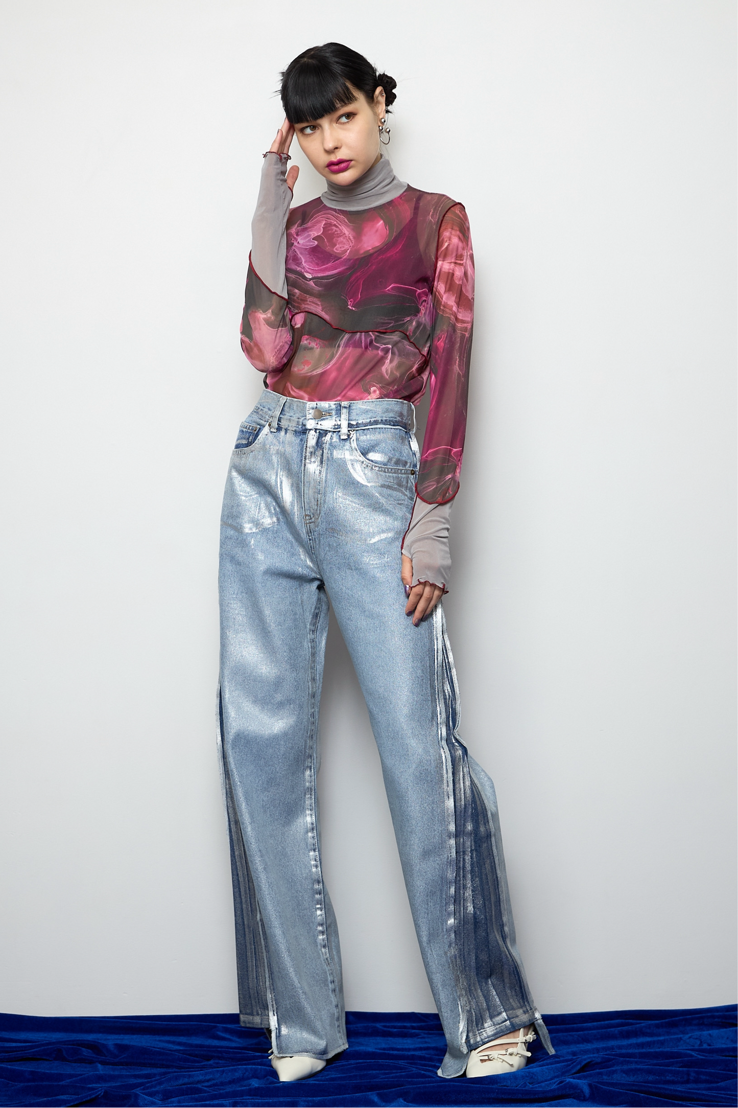 Marble paint mellow tops