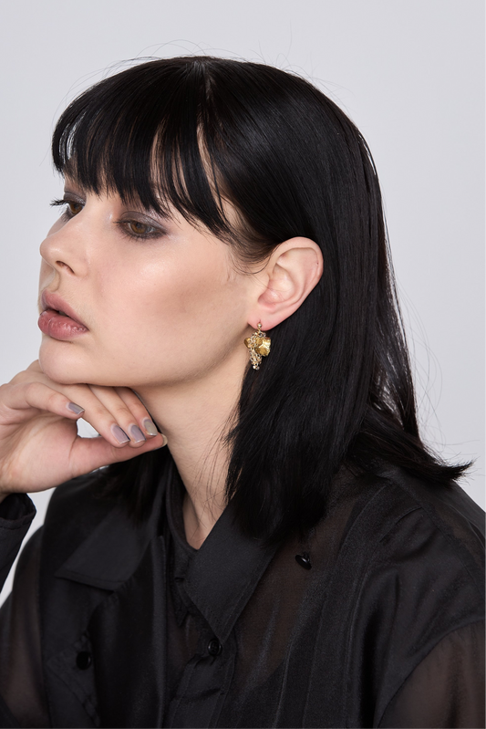 【ap collab】 Metallic rough rock (short)