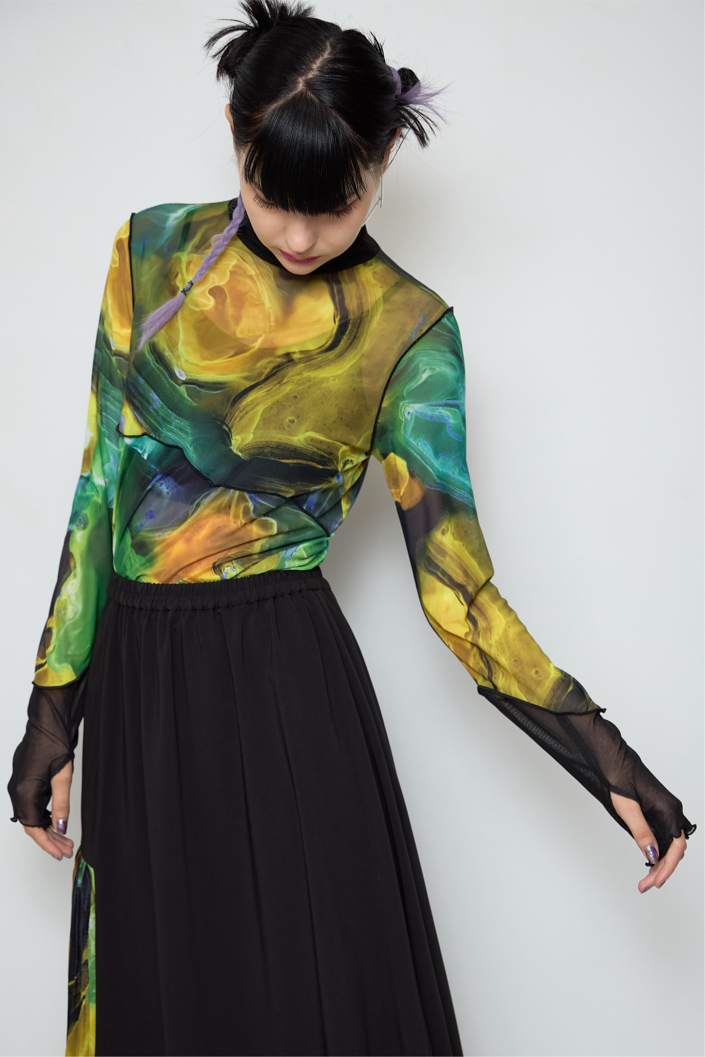 Marble paint mellow tops