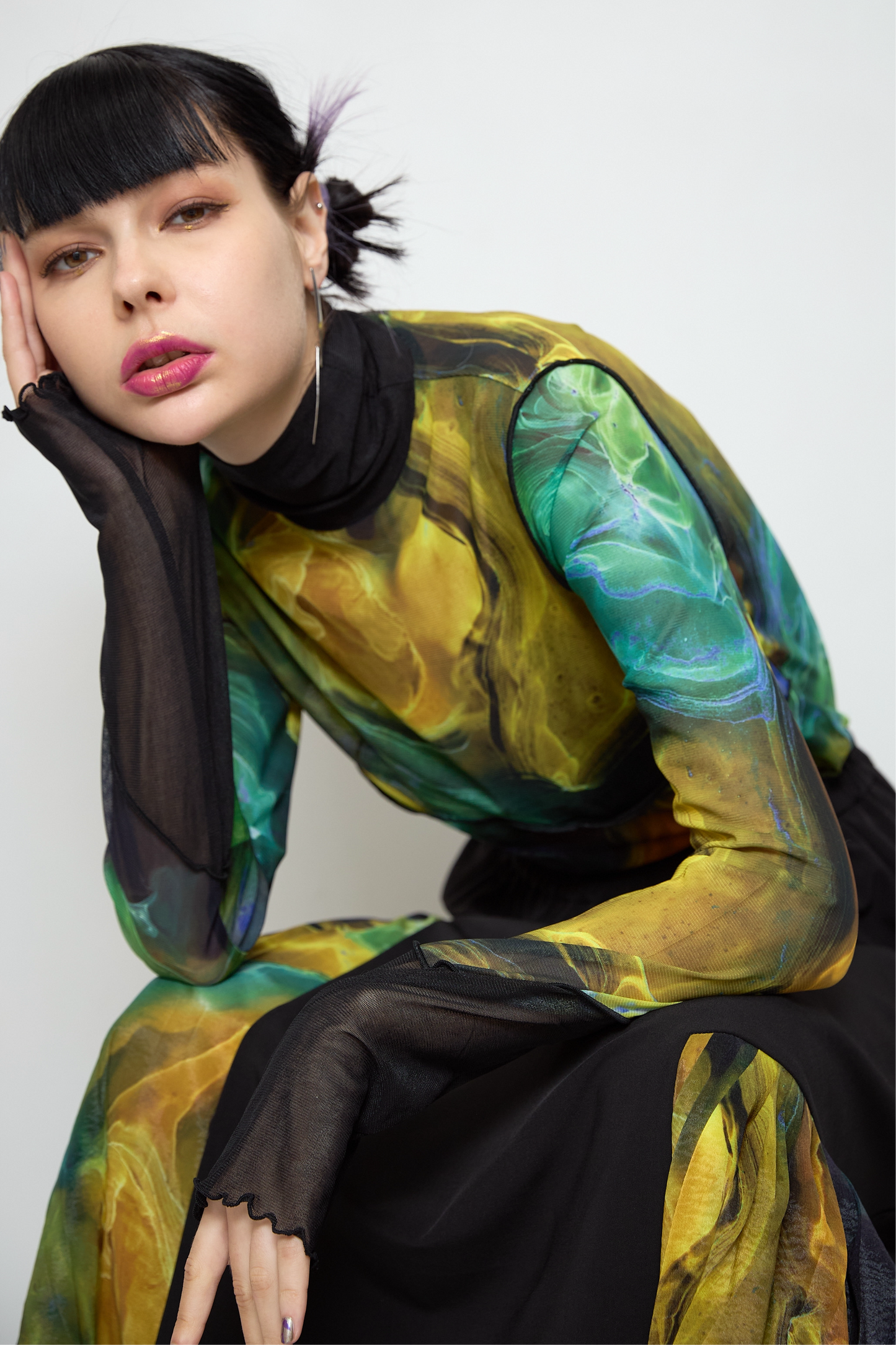 Marble paint mellow tops