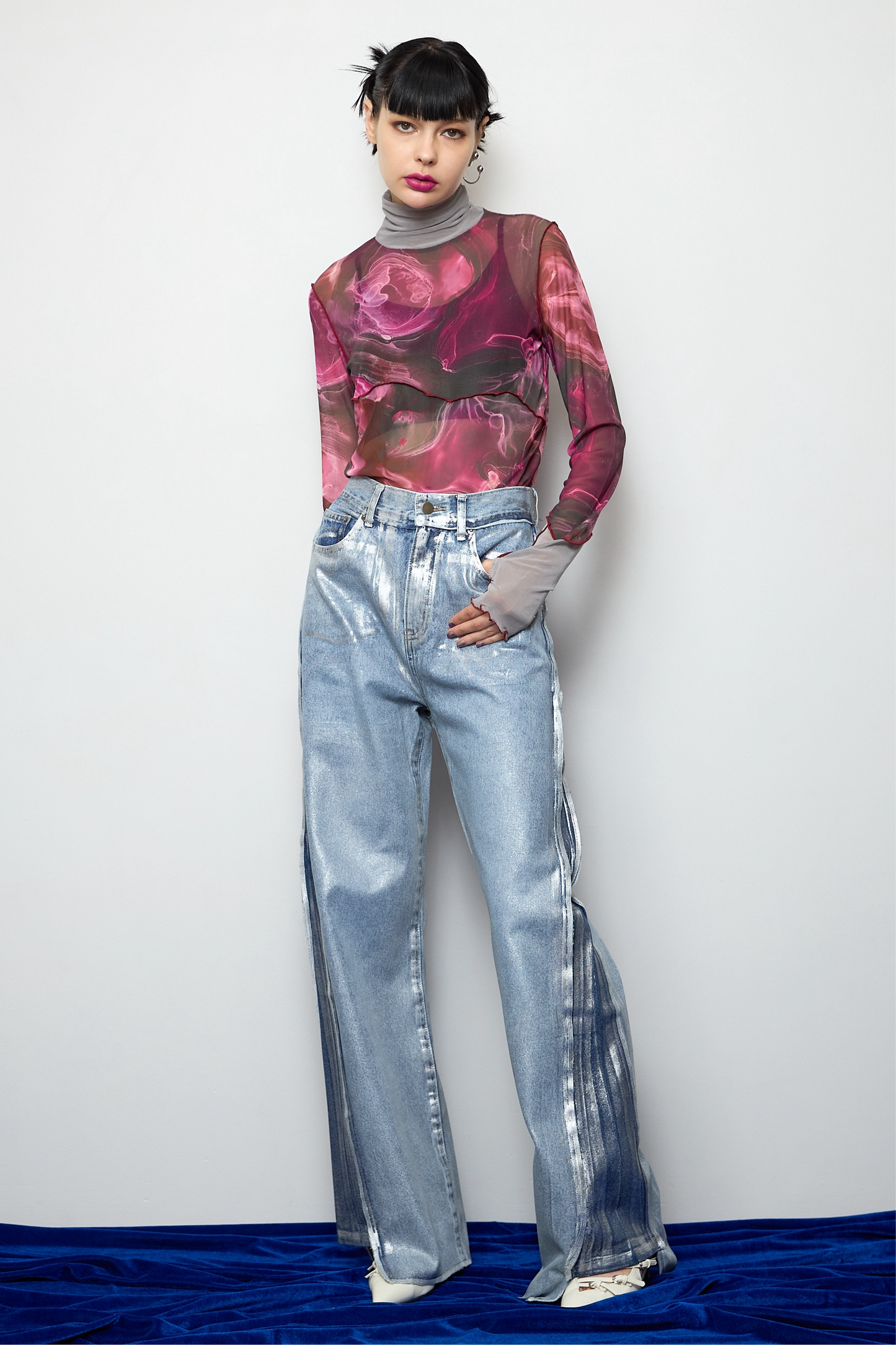 Marble paint mellow tops