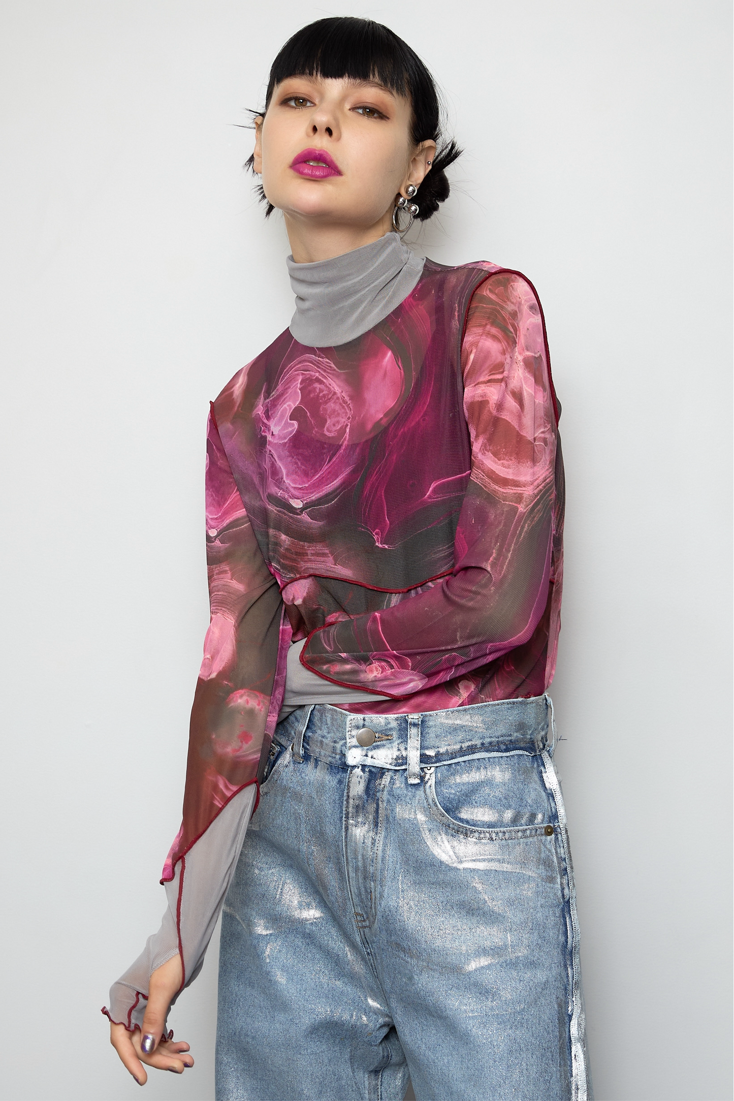 Marble paint mellow tops