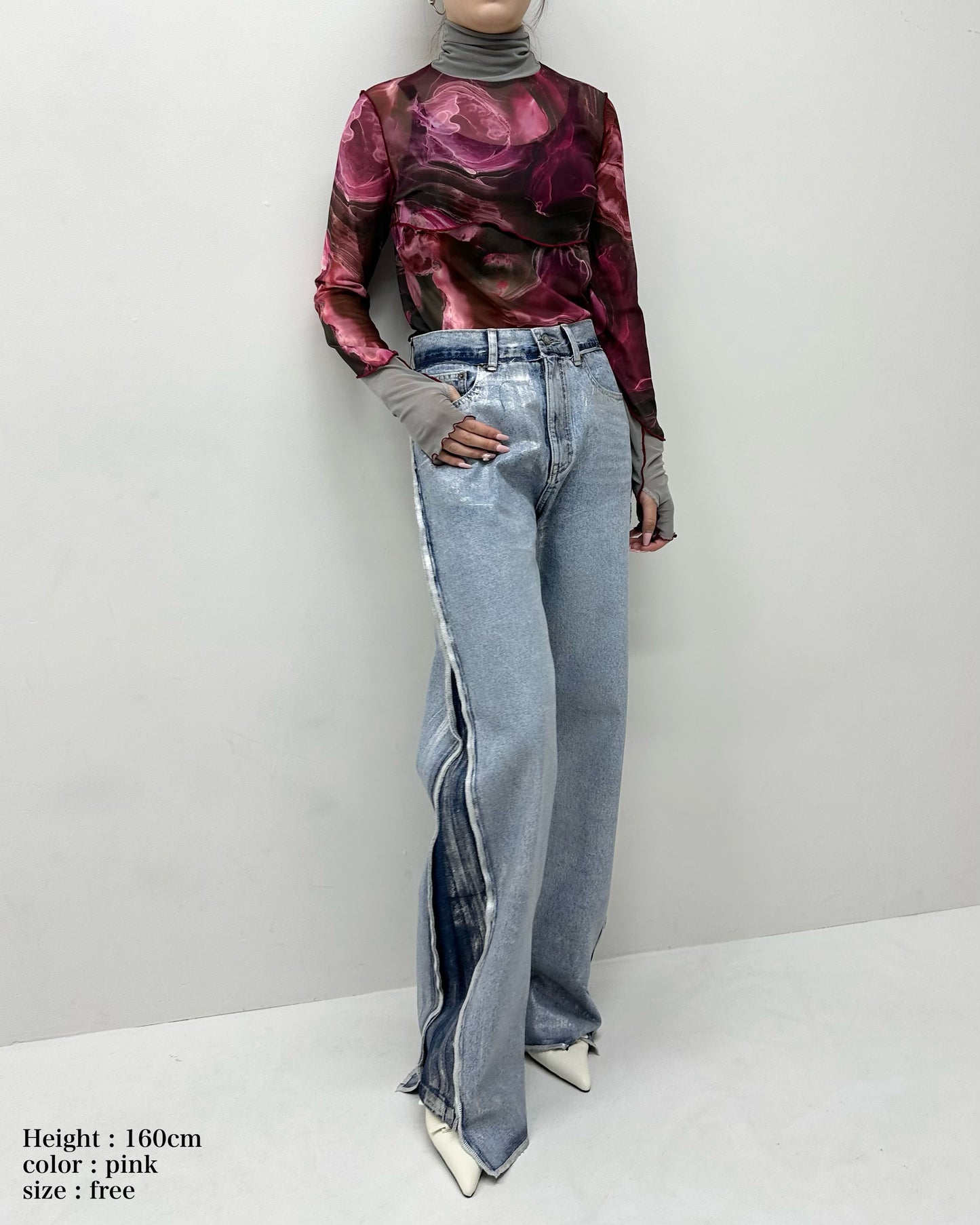 Marble paint mellow tops