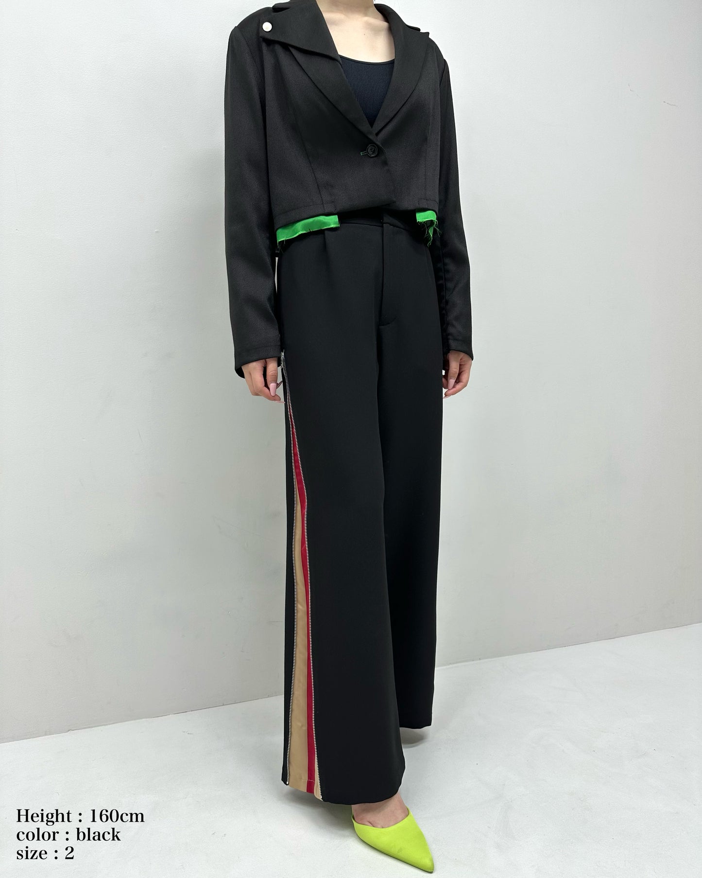 Side line color pants