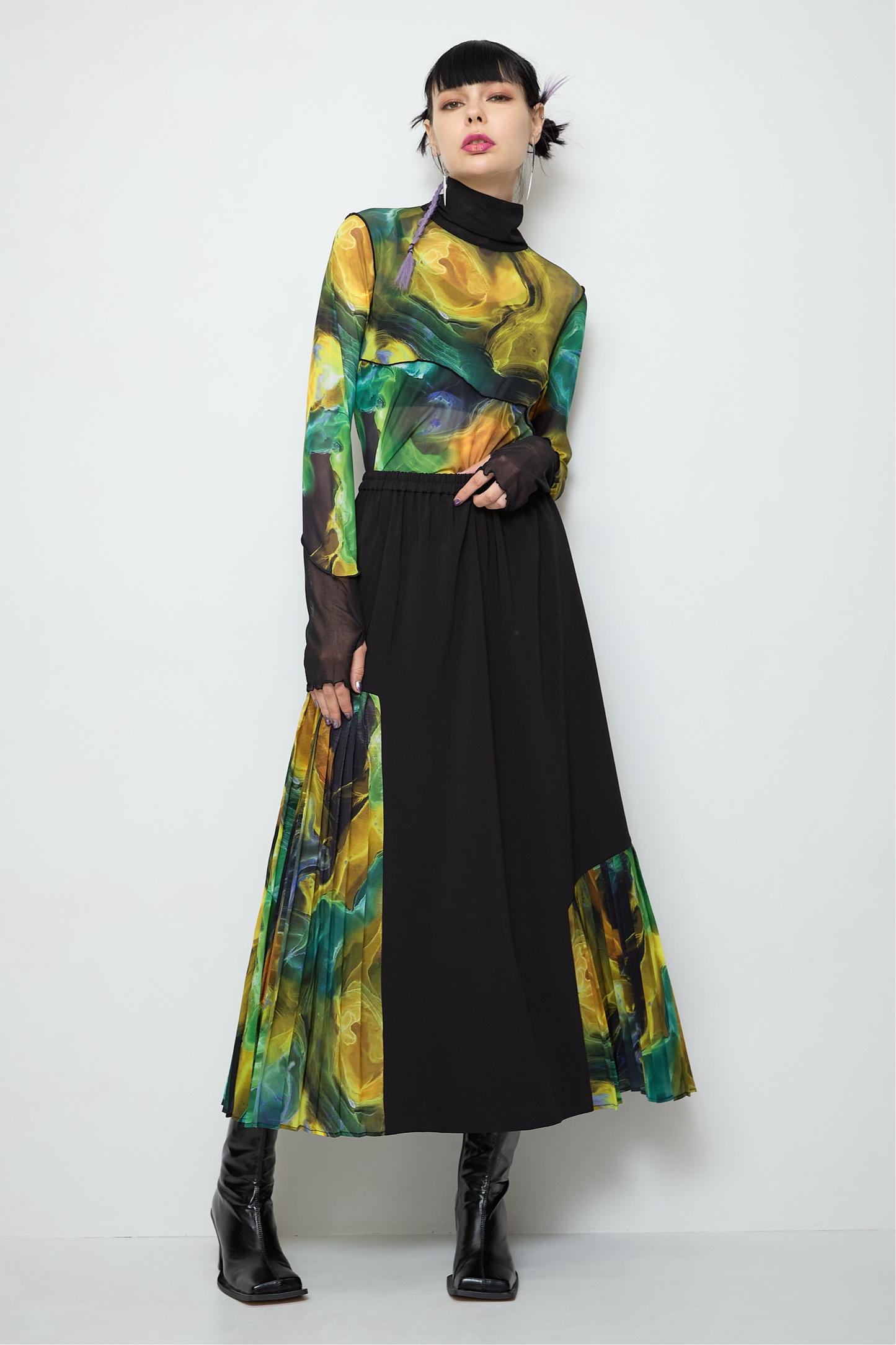 Marble paint mellow tops