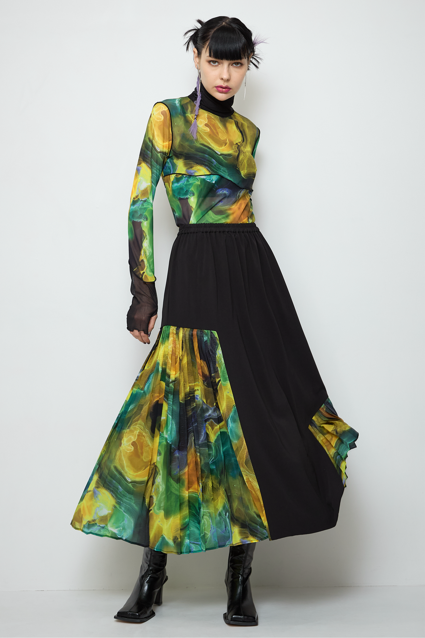 Marble paint mellow tops