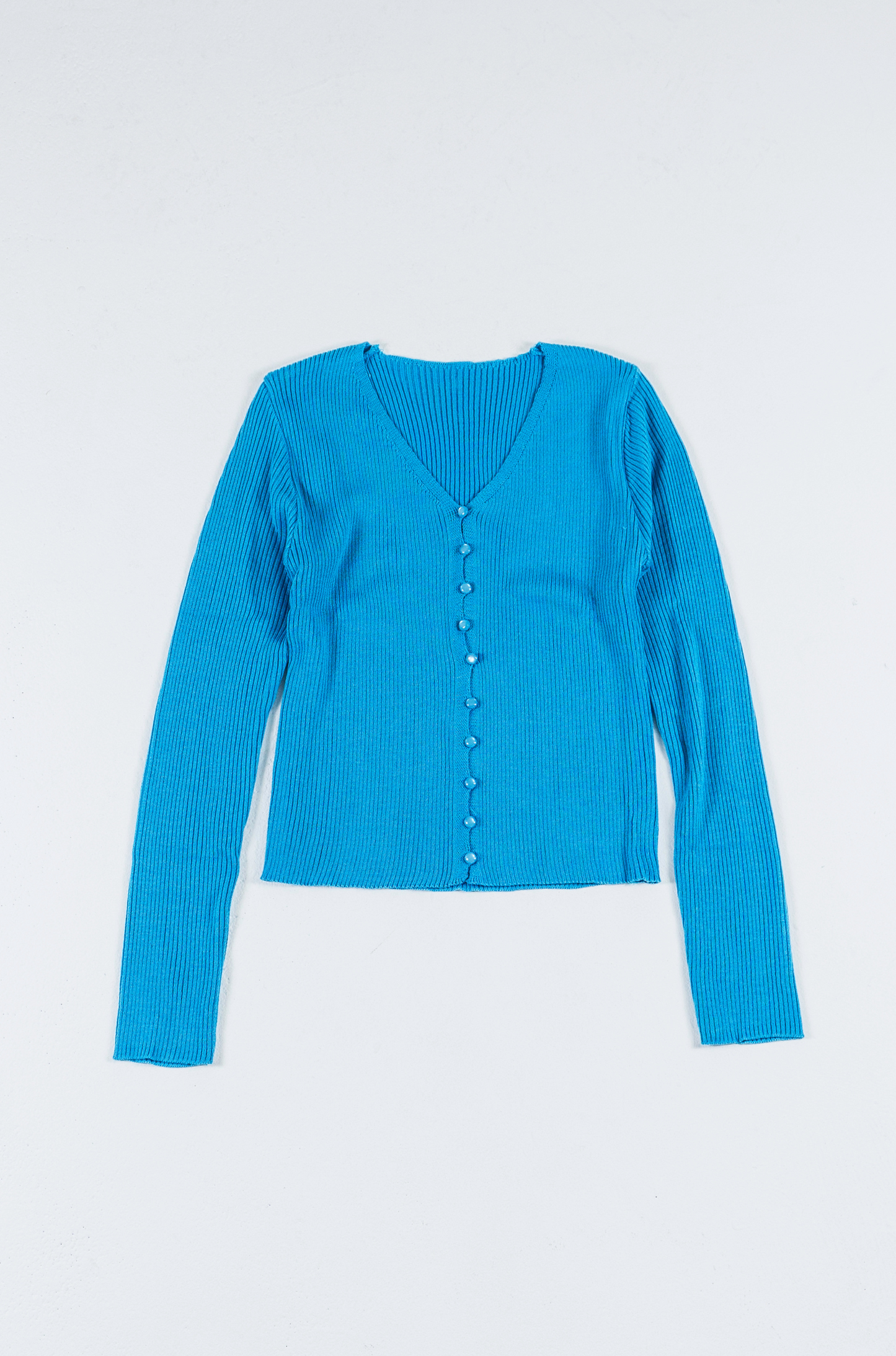 Sharp line knit cardigan