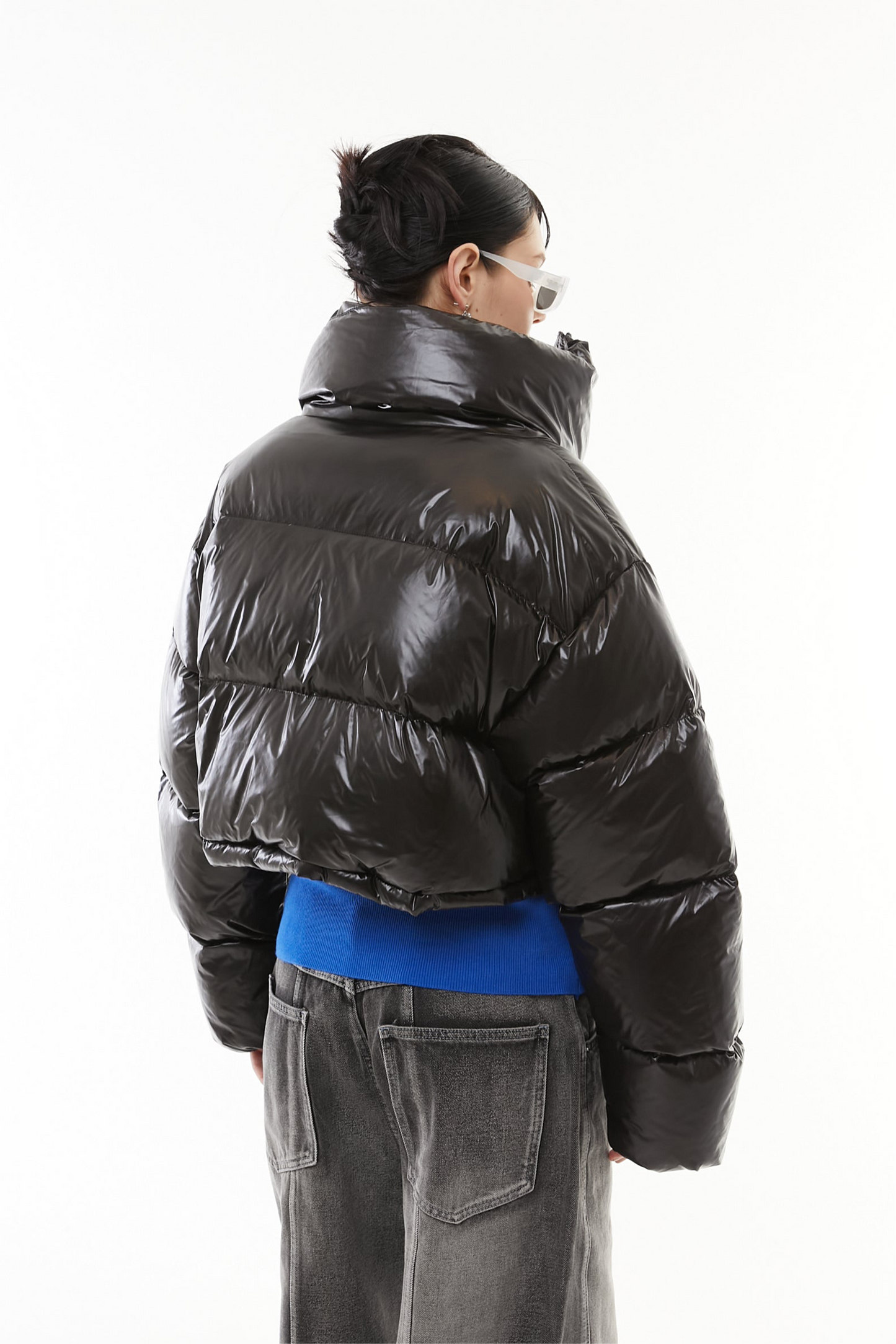 Cropped Light Down Jacket