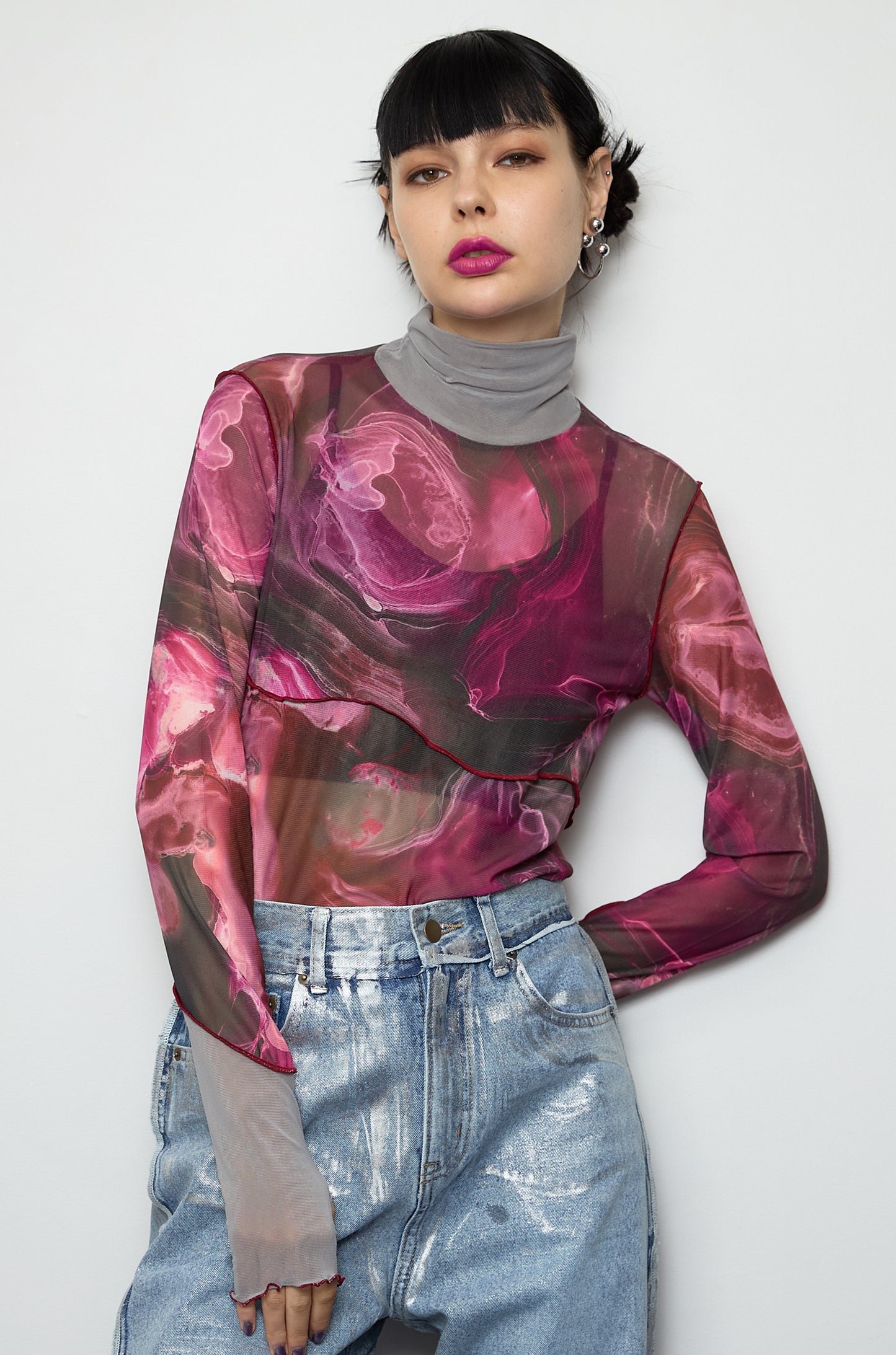 Marble paint mellow tops