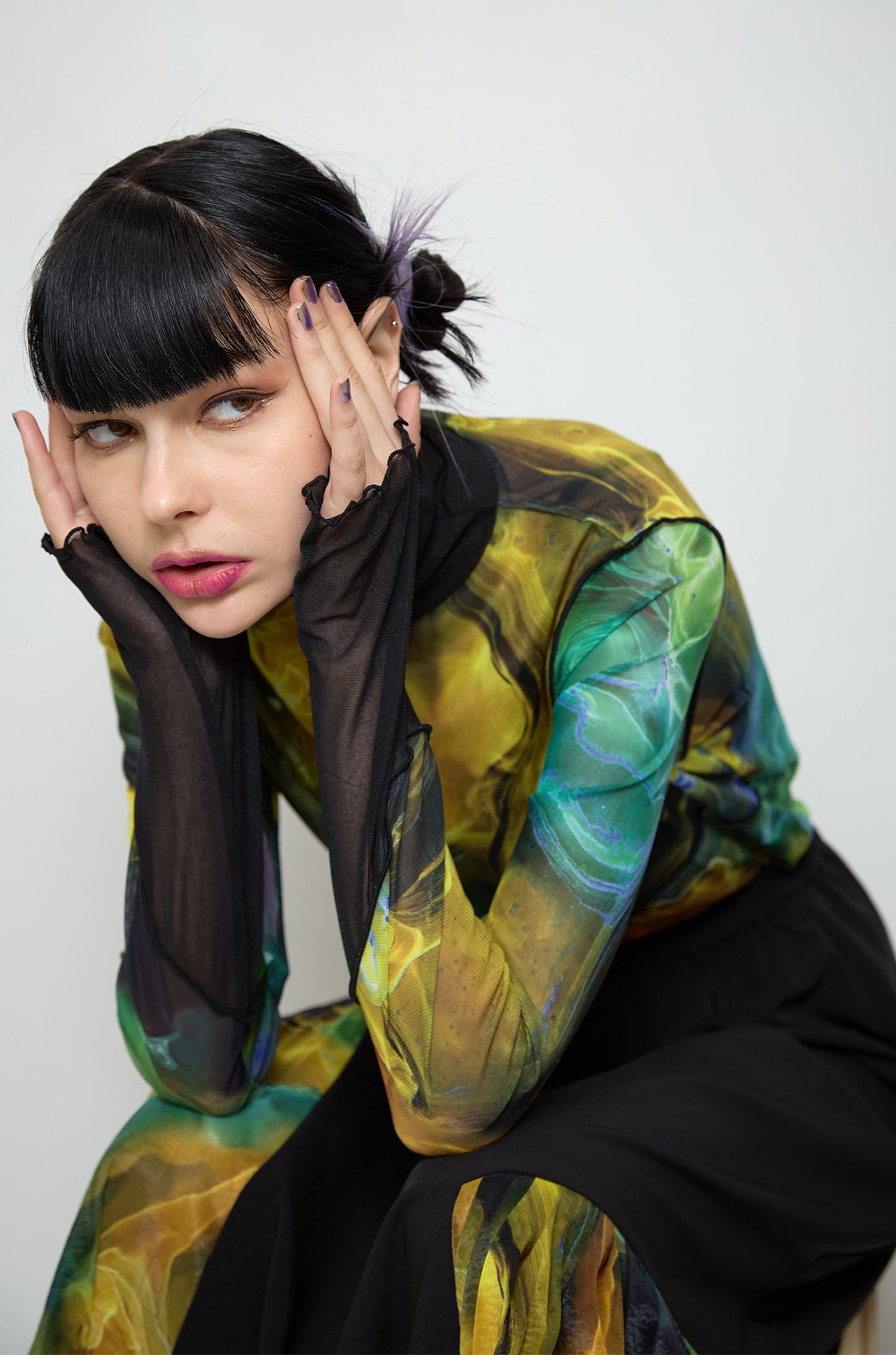 Marble paint mellow tops