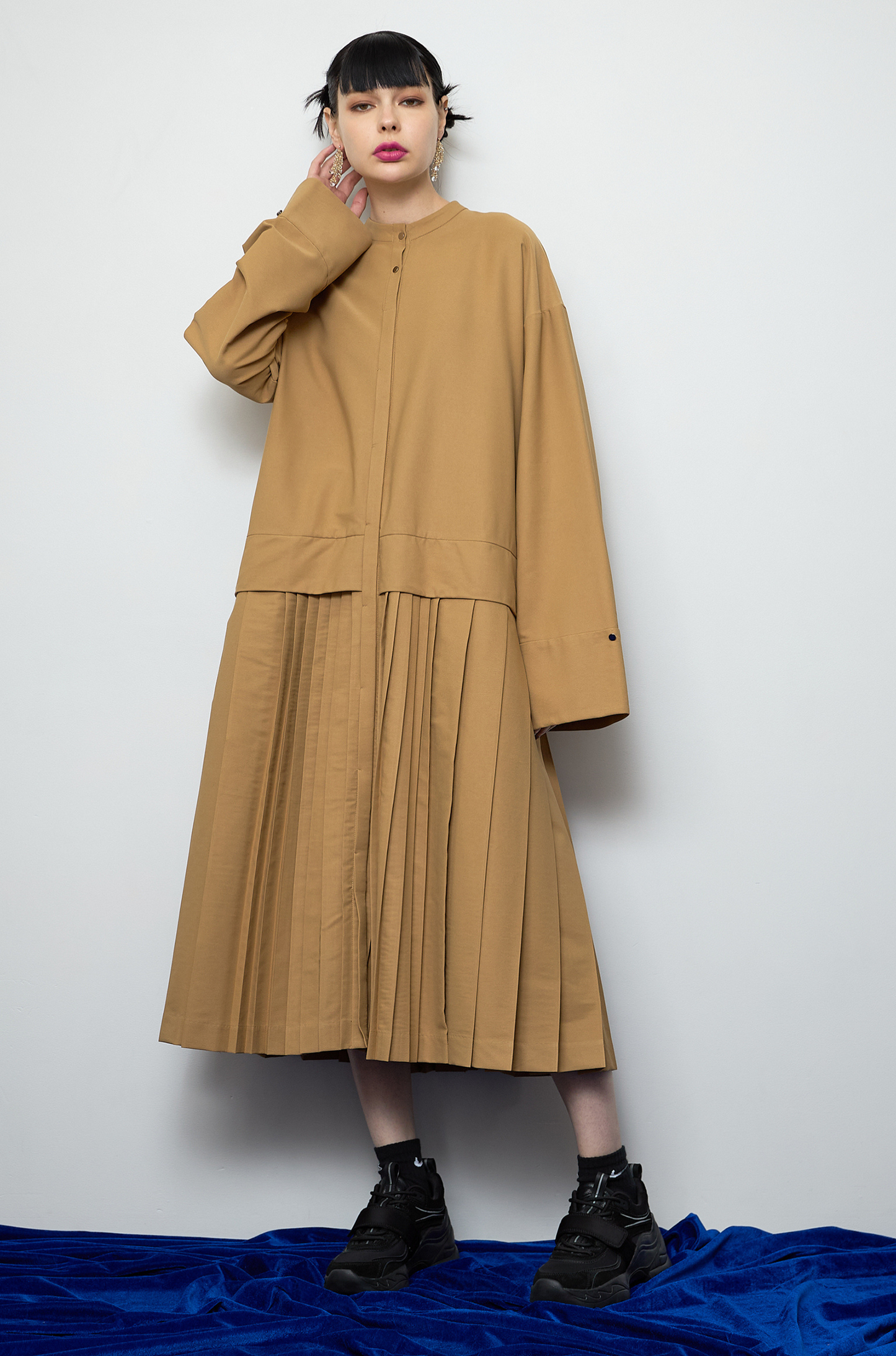 【OUTLET】2way sleeve one-piece