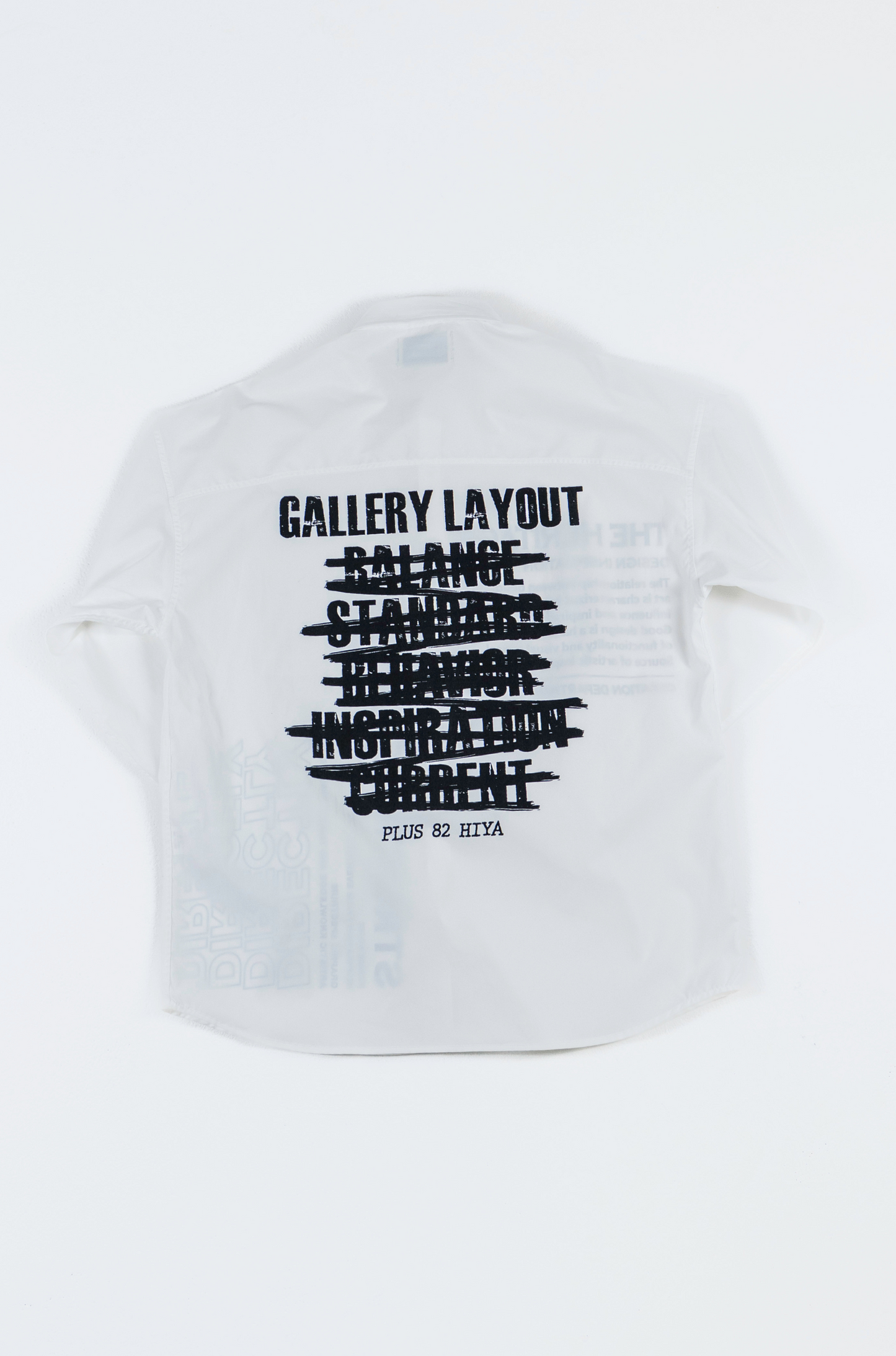 Create message shirt -WHITE-