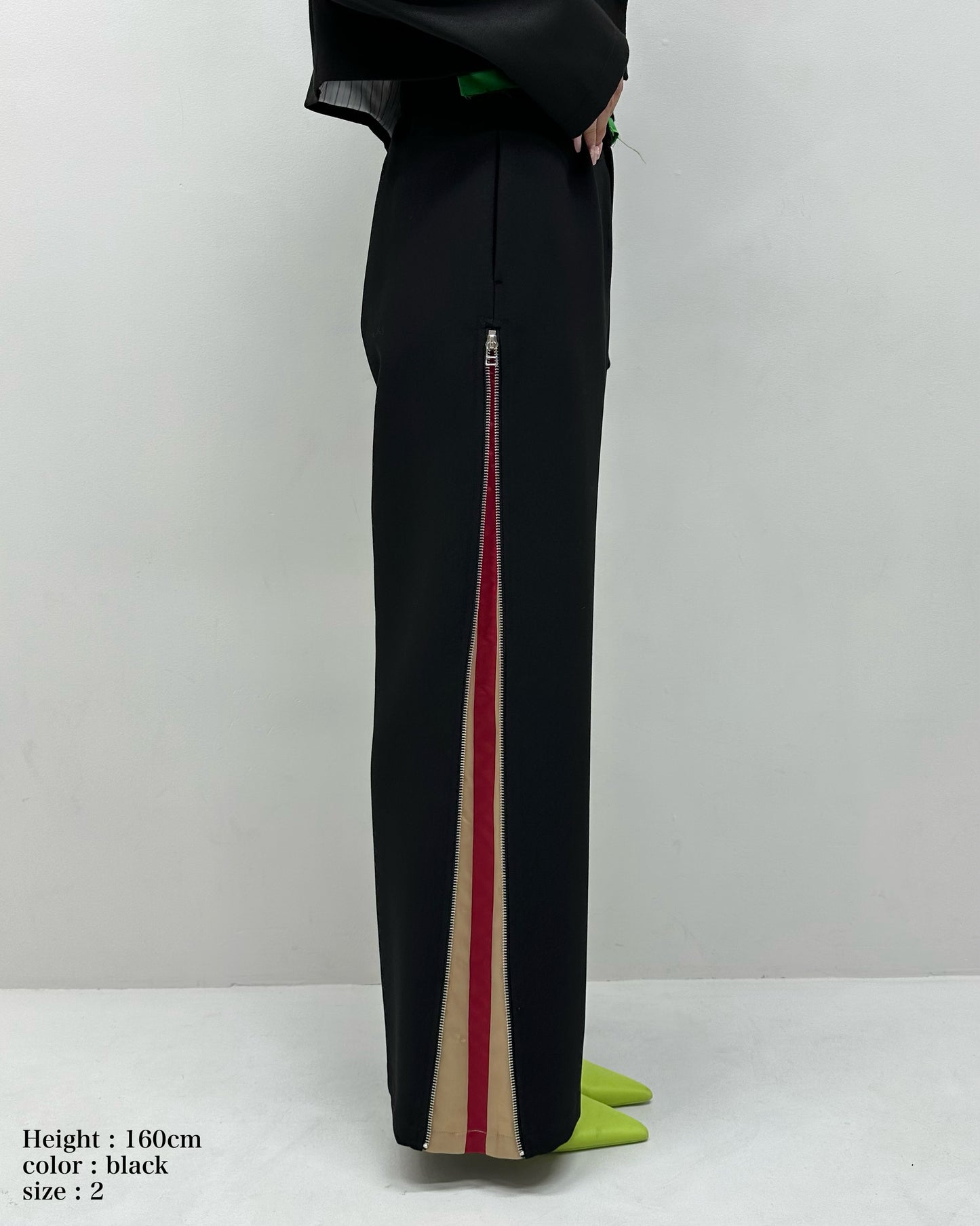 Side line color pants