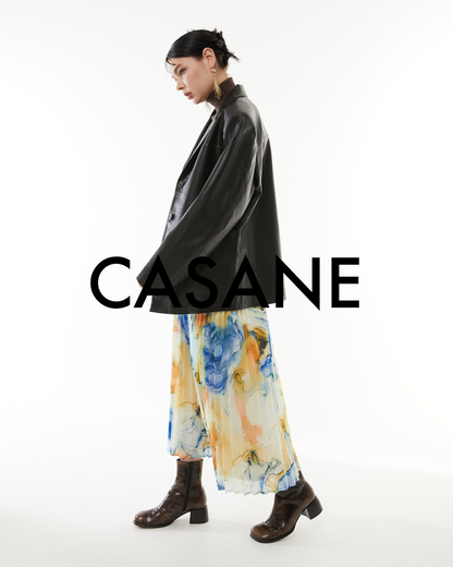 【10月】Soft faux leather jacket