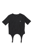 Irregular hem logo T-shirt
