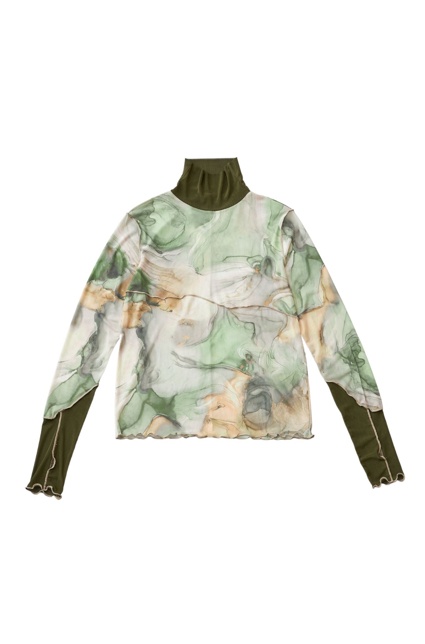 【SAMPLE SALE】Marble paint mellow tops