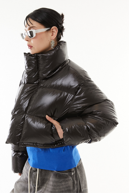 Cropped Light Down Jacket