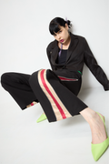 Side line color pants
