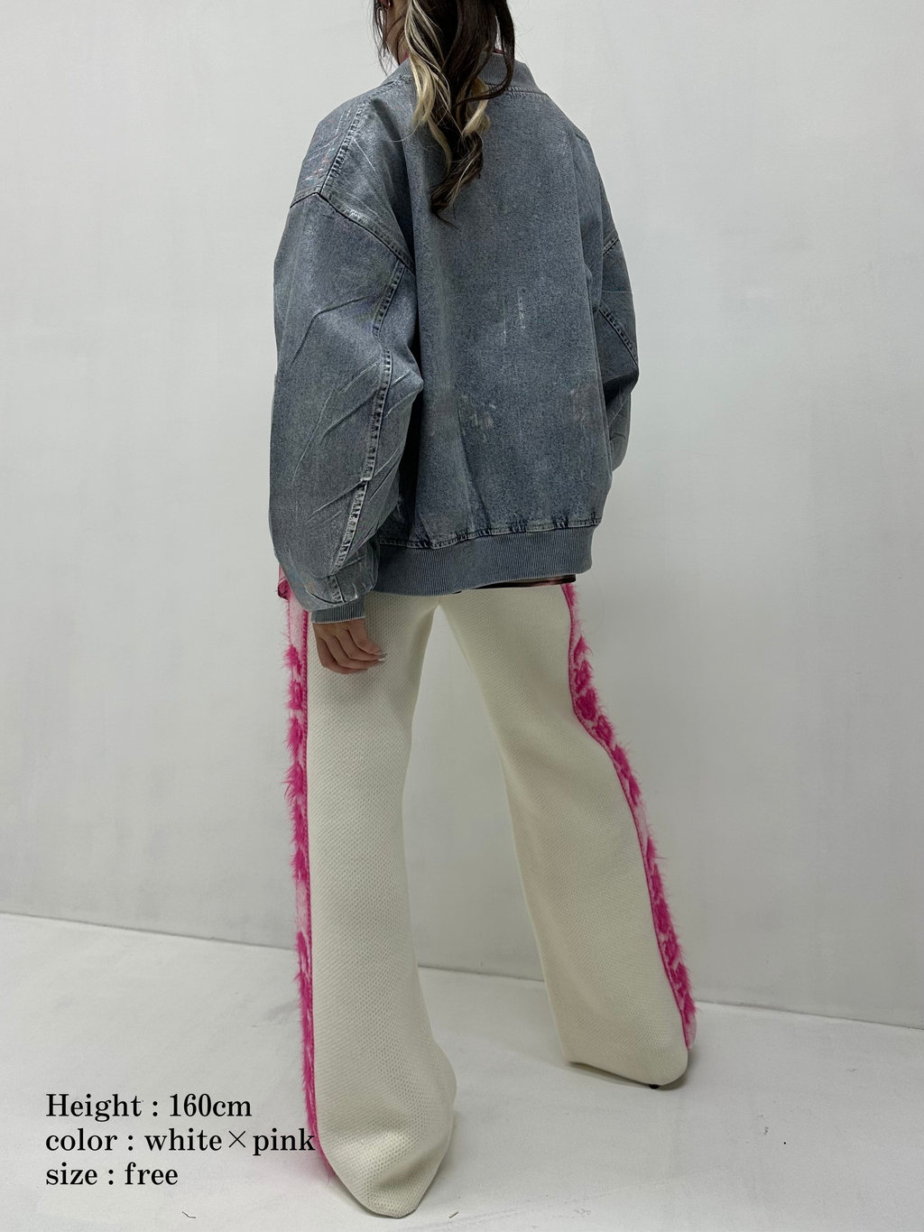 Sideline logo jacquard pants