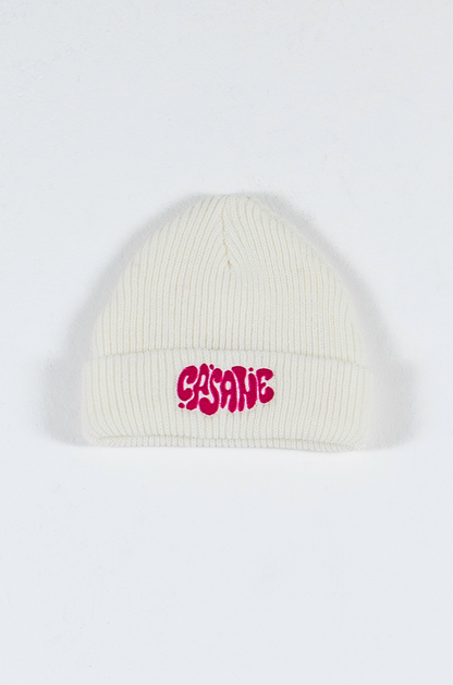 Bubble logo embro beanie
