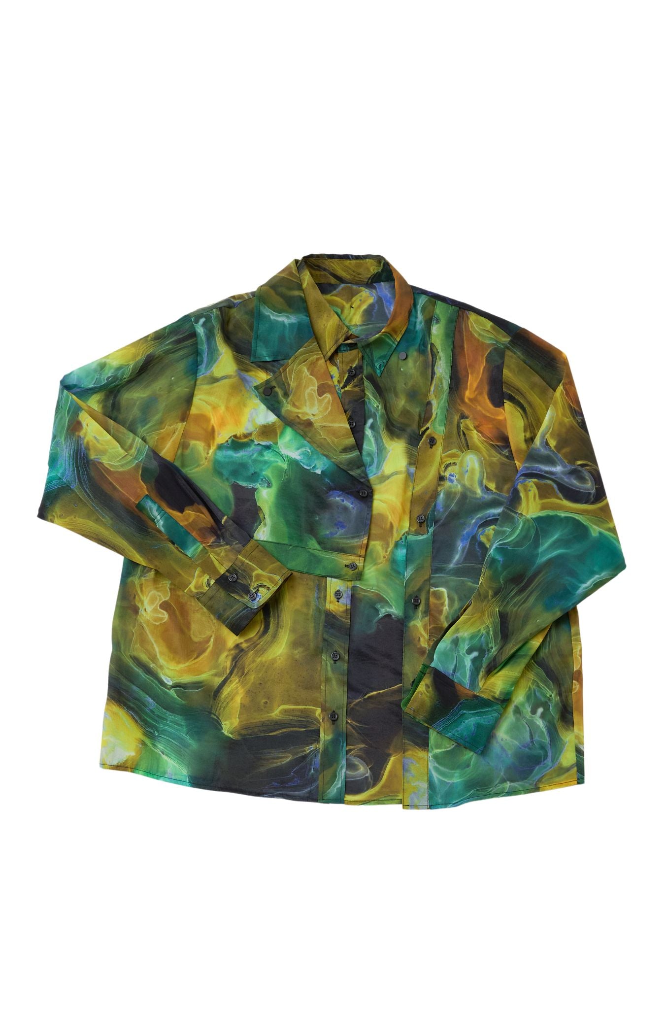 Marble paint big shirt