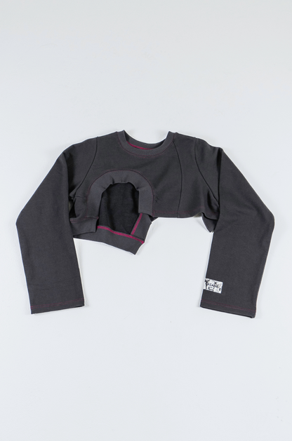Asymmetric hem short tops