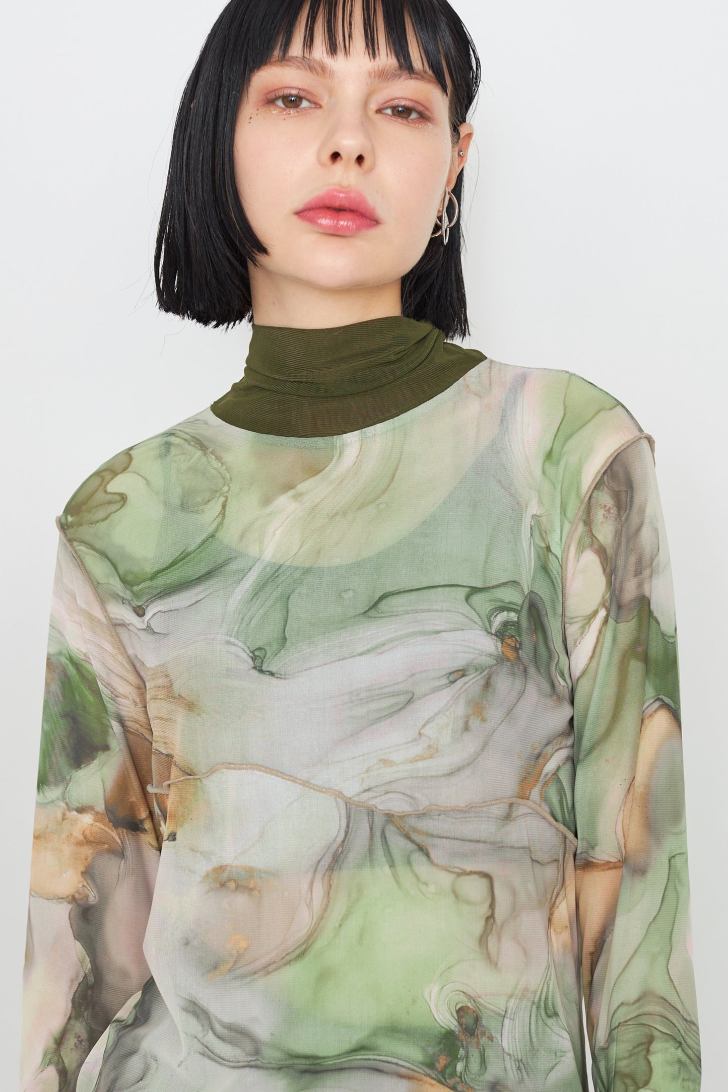 【SAMPLE SALE】Marble paint mellow tops