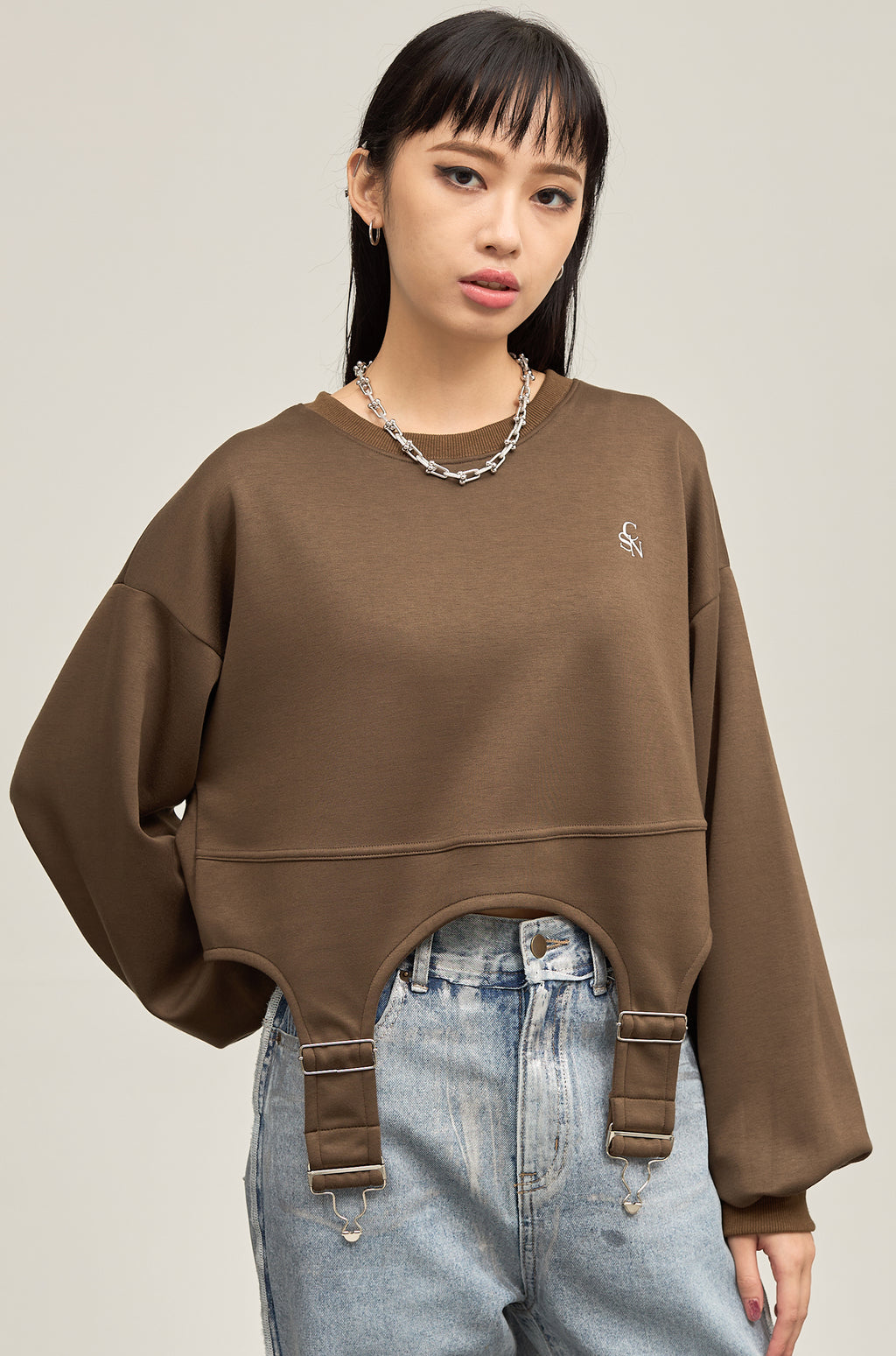 B'2nd別注 Irregular hem pullover