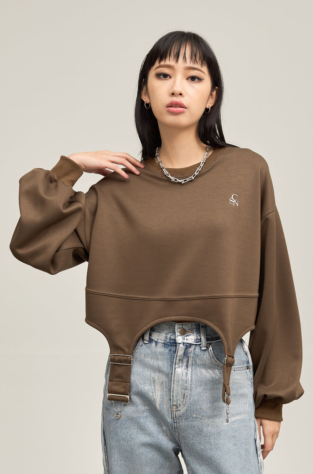 B'2nd別注 Irregular hem pullover