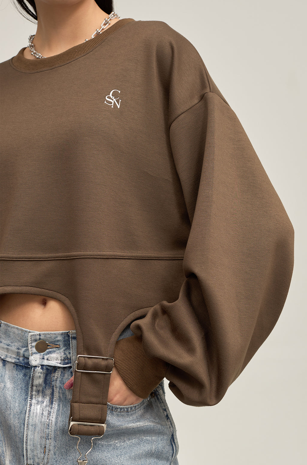 B'2nd別注 Irregular hem pullover