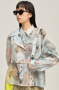 B'2nd別注Marble paint design shirt