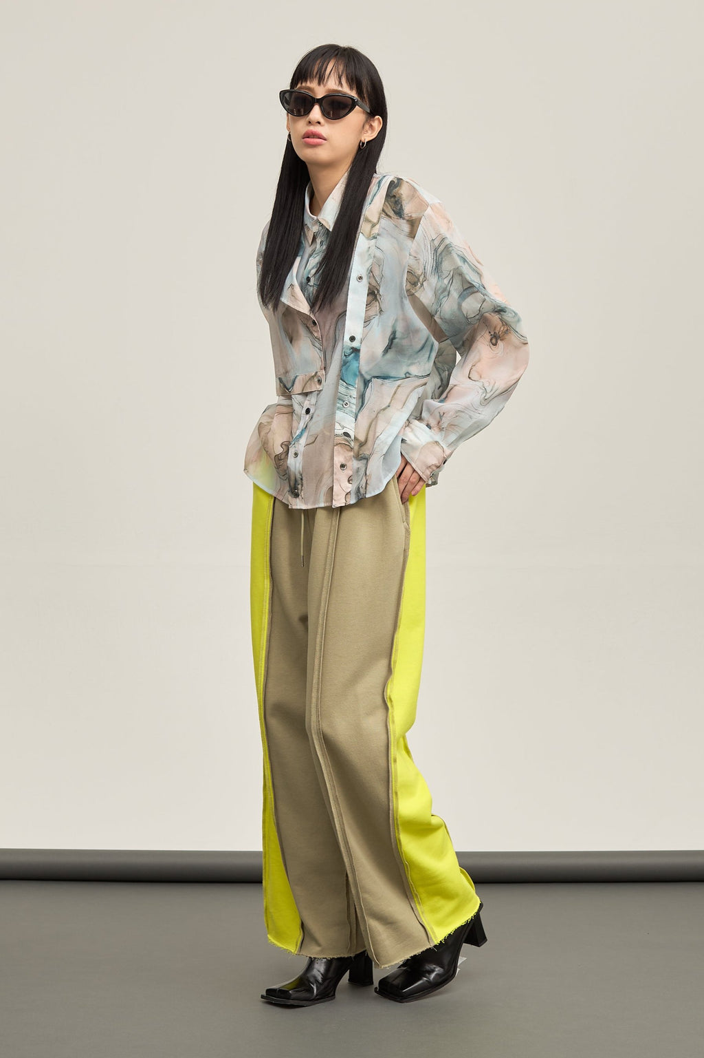 B'2nd別注 Bicolor sweatpants