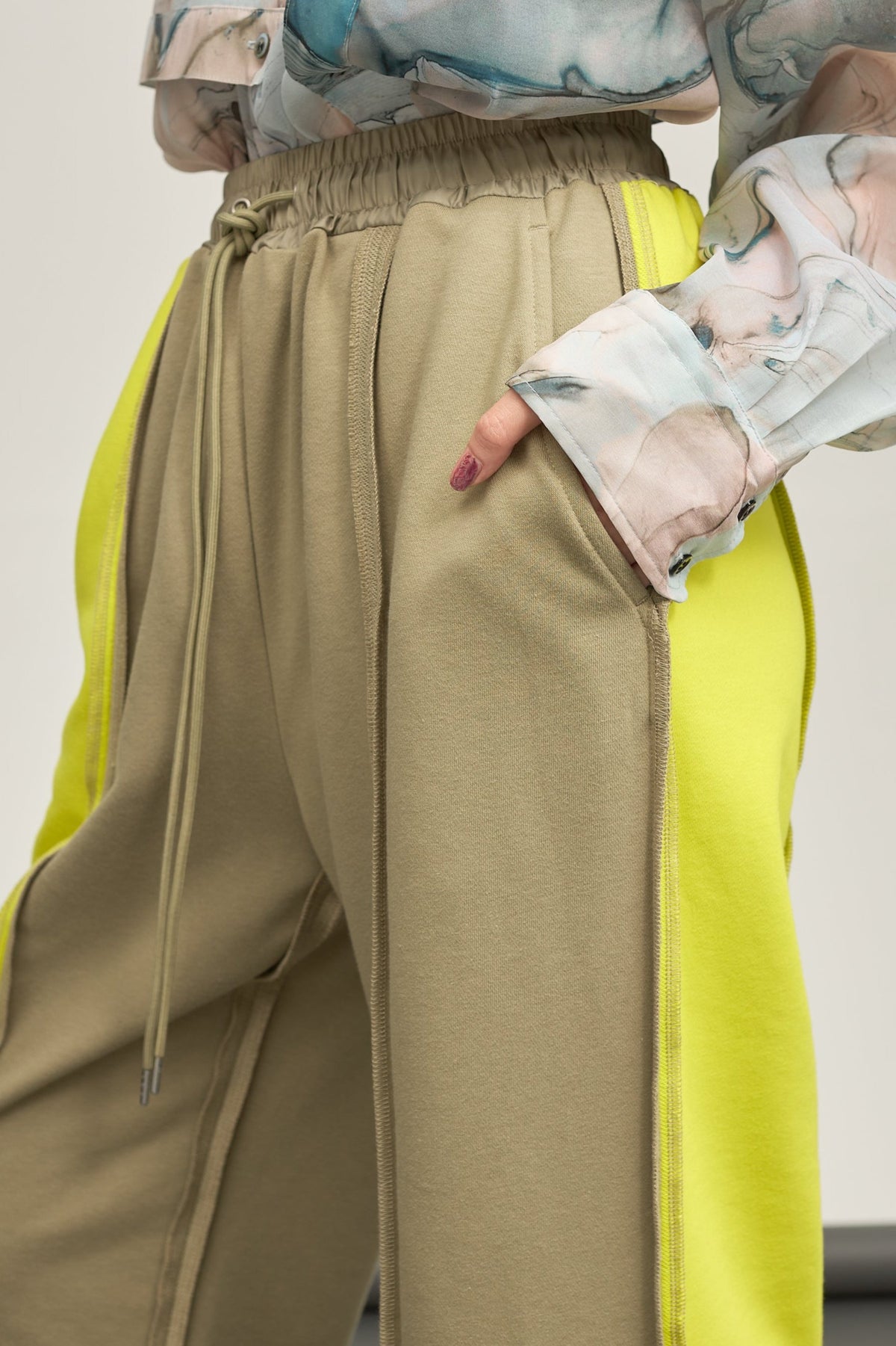 B'2nd別注 Bicolor sweatpants
