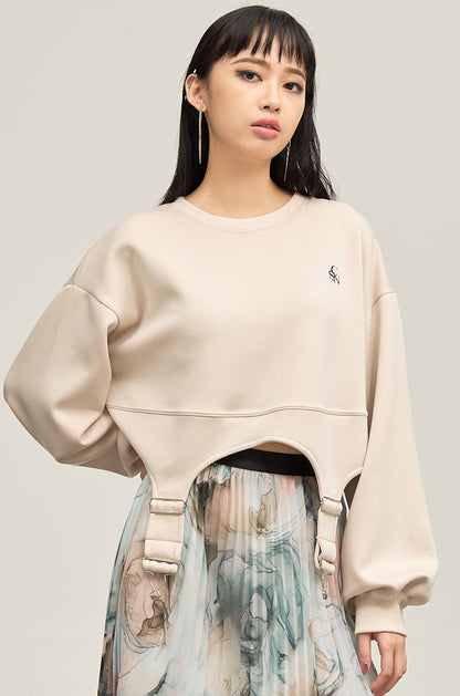 B'2nd別注 Irregular hem pullover