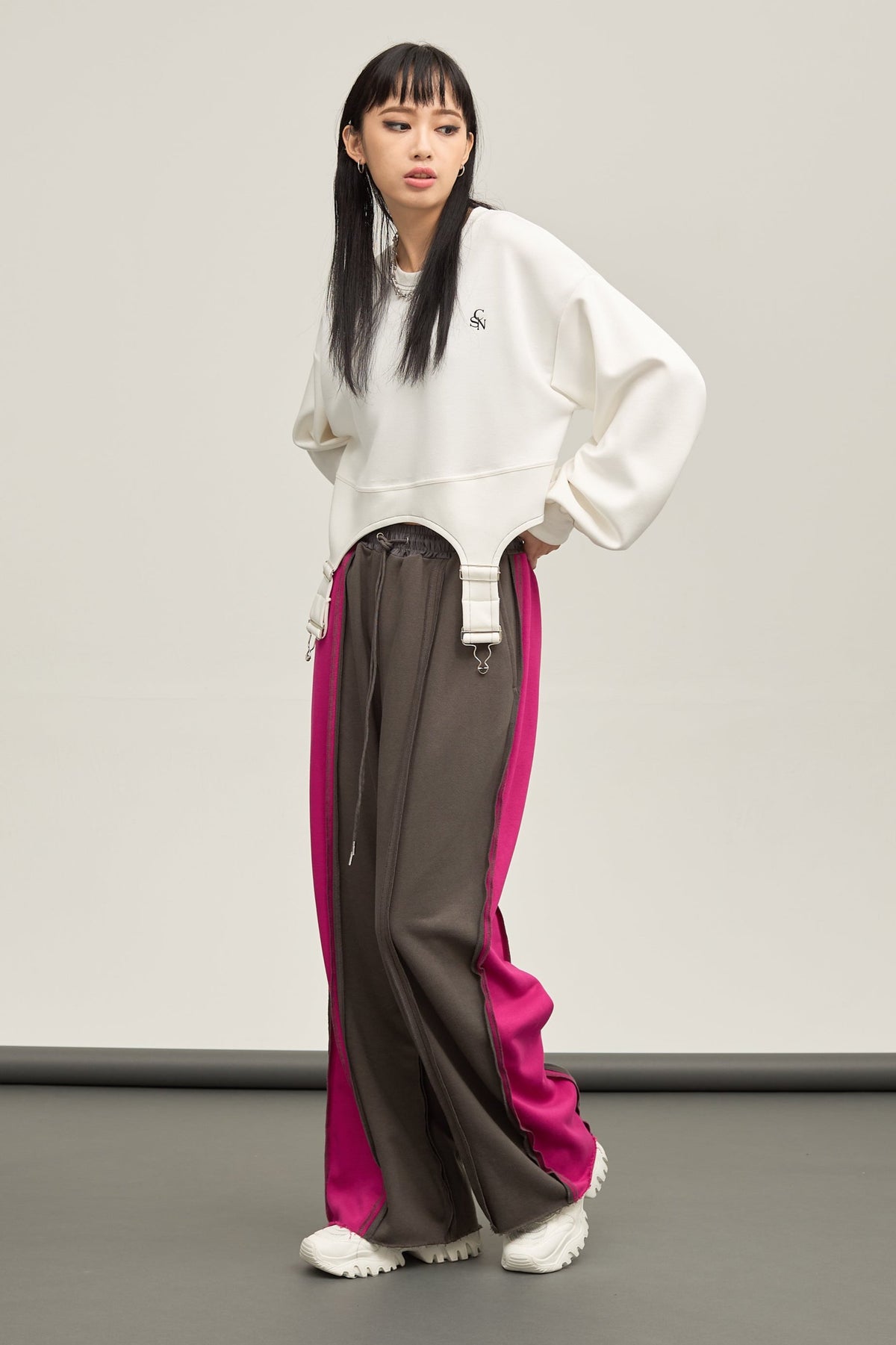 B'2nd別注 Bicolor sweatpants
