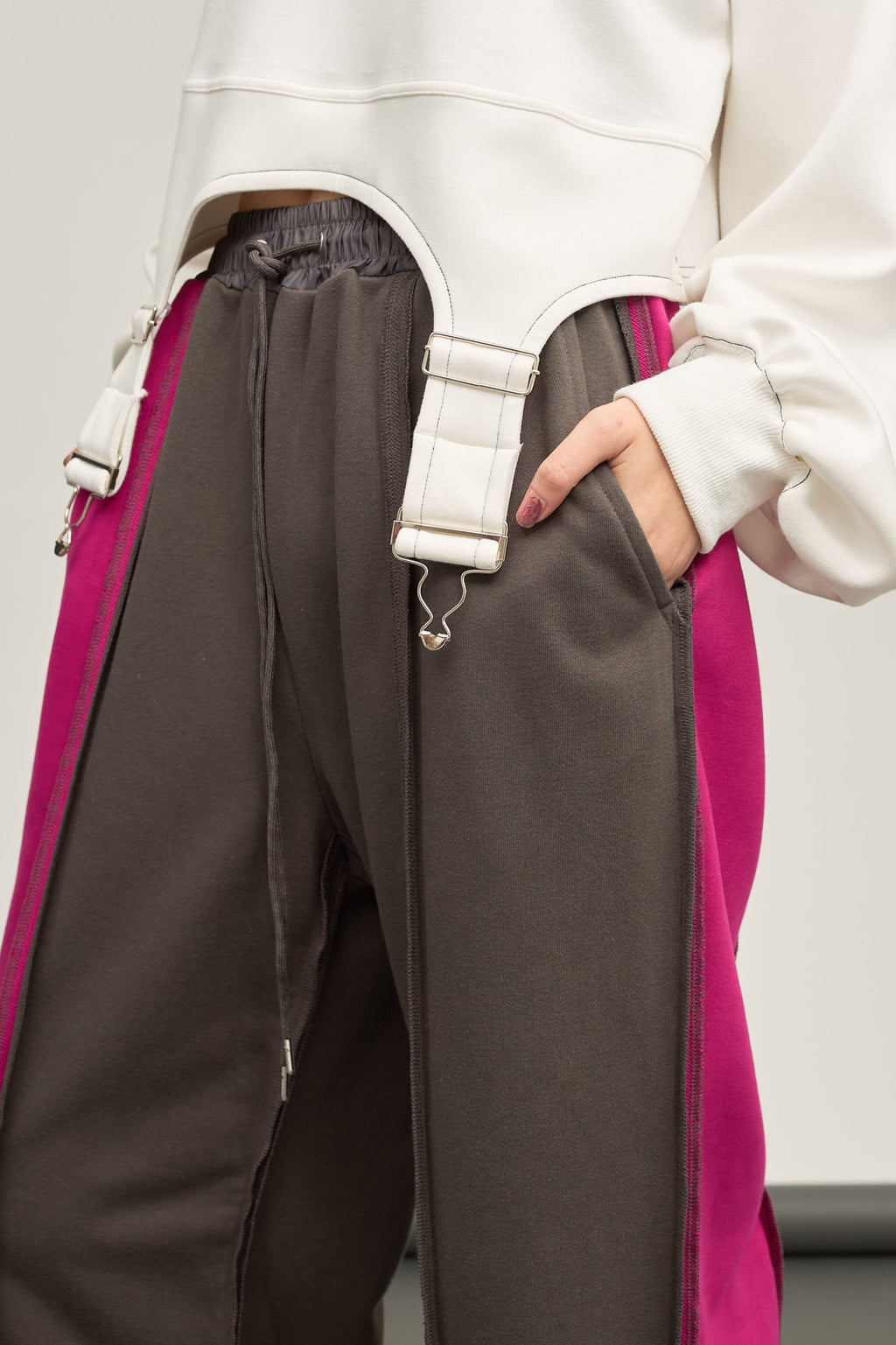 B'2nd別注 Bicolor sweatpants