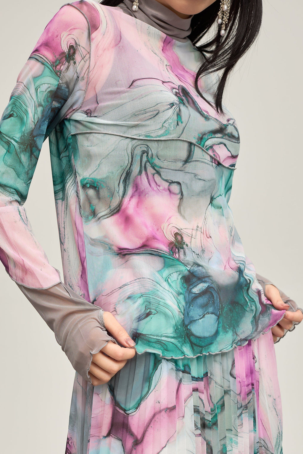 B'2nd別注 Marble paint mellow tops