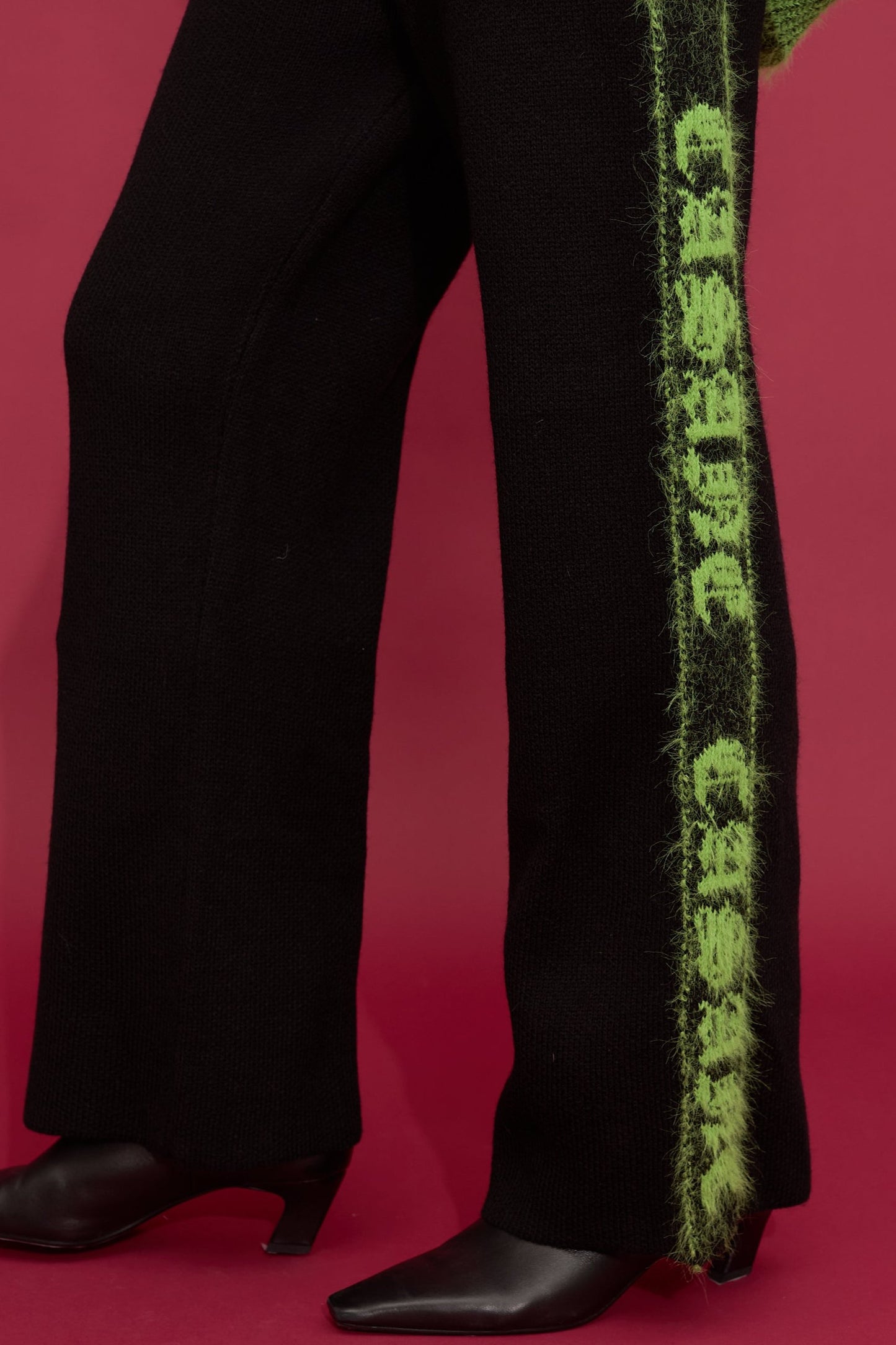 Sideline logo jacquard pants