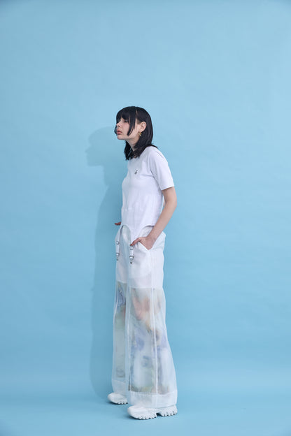 【復刻】Irregular hem logo T-shirt