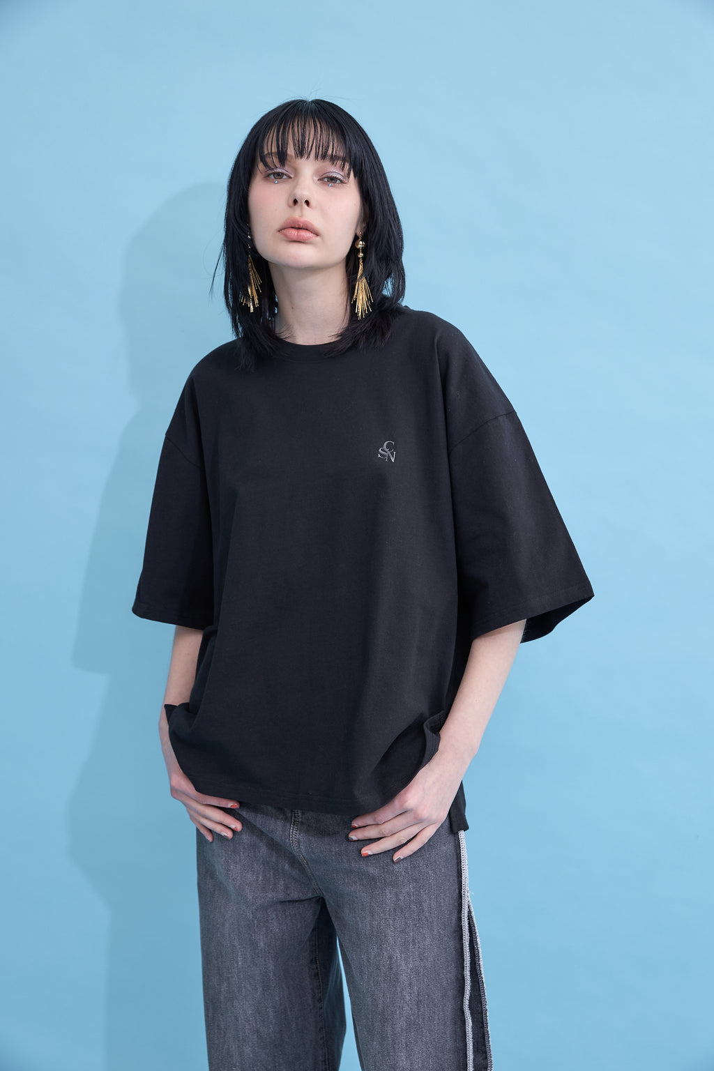 Flash logo men's over T-shirt