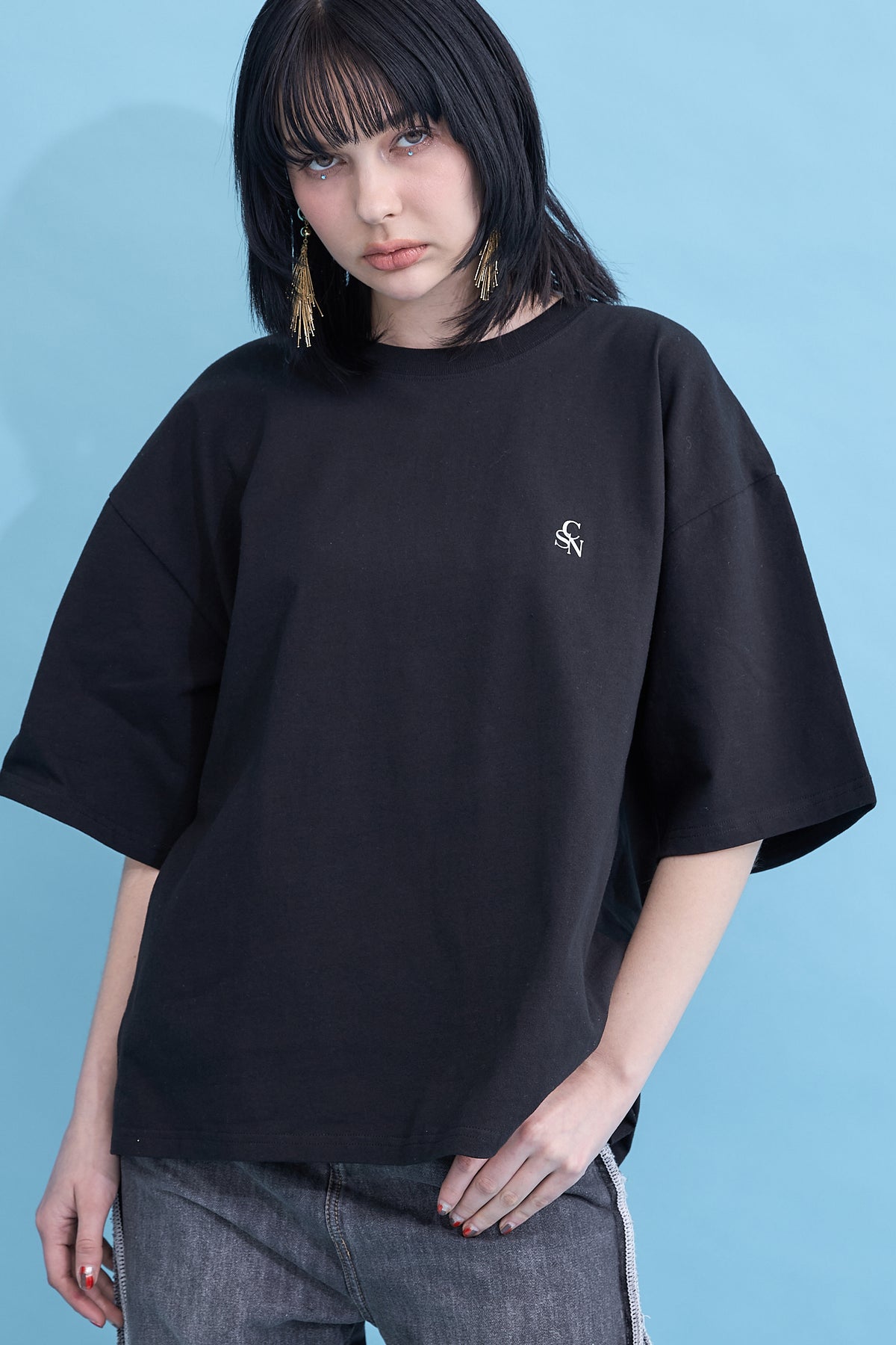 Flash logo men's over T-shirt