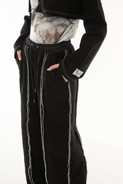 Heavyweight color stitch pants