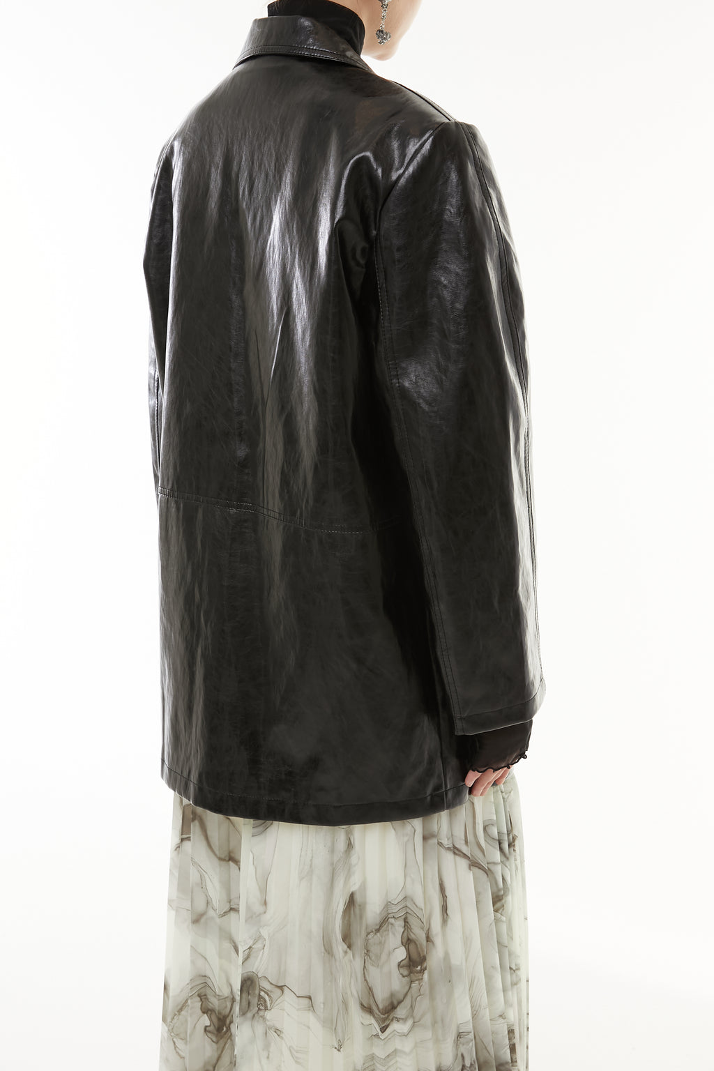 Luster Faux Leather Jacket