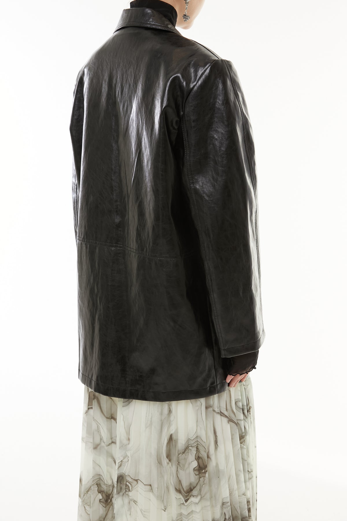 Luster Faux Leather Jacket