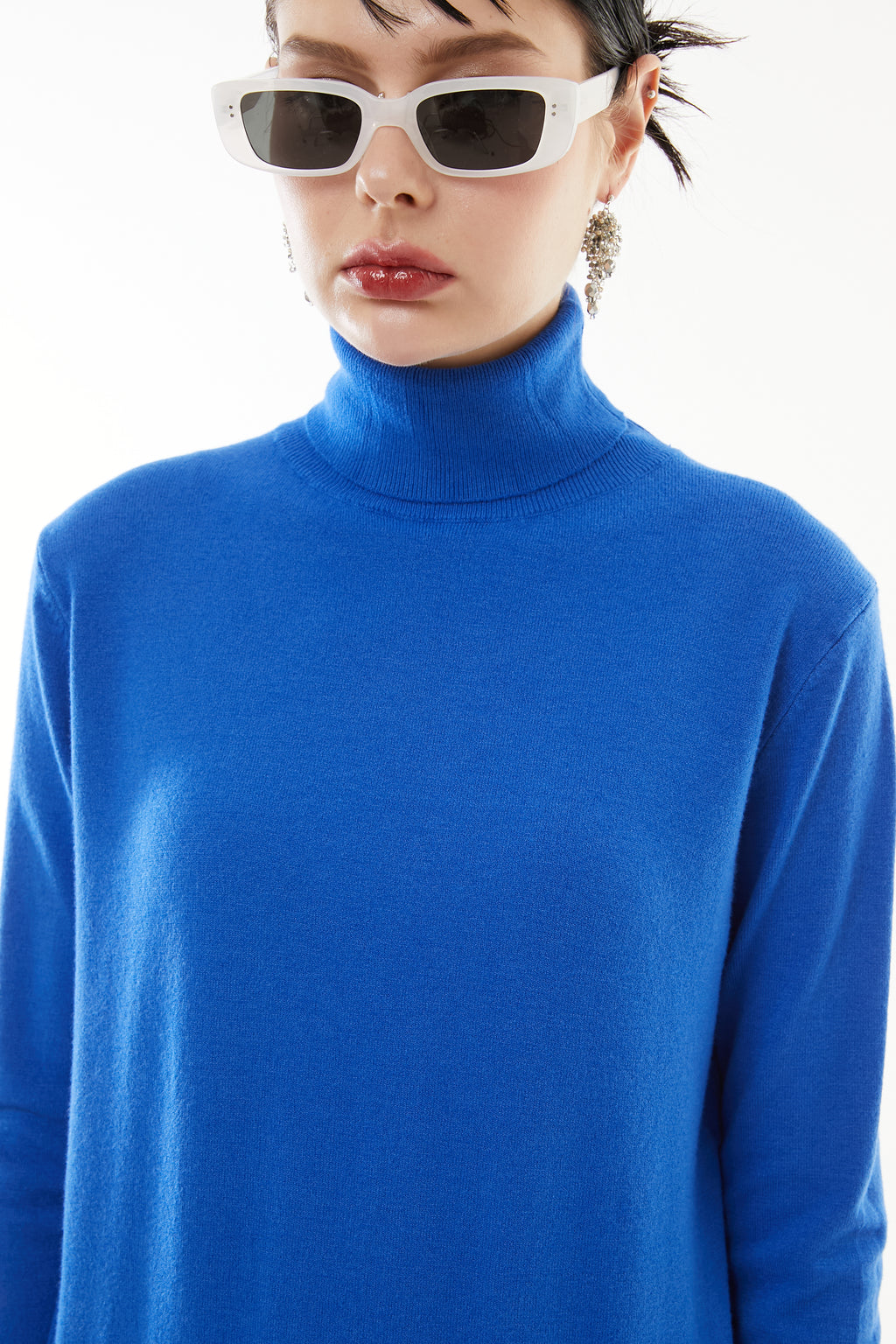 Cashmere wool turtle knit