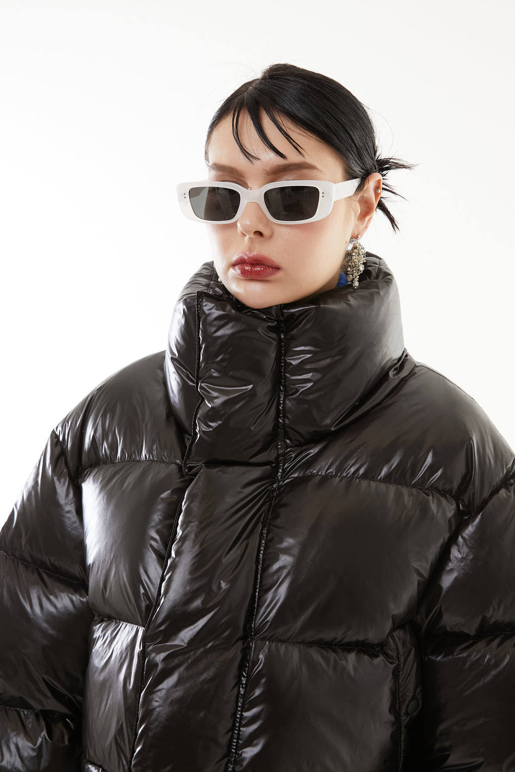 Cropped Light Down Jacket