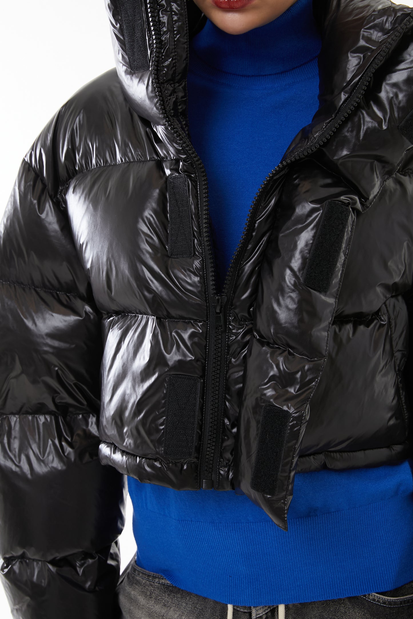 Cropped Light Down Jacket