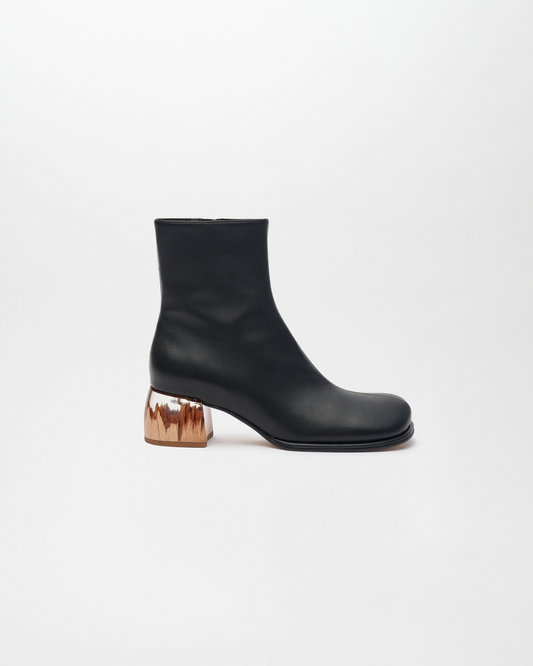 ADELA LETHER BOOTS【Black】