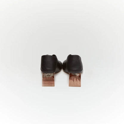 ERIN LETHER PUMPS【Black】